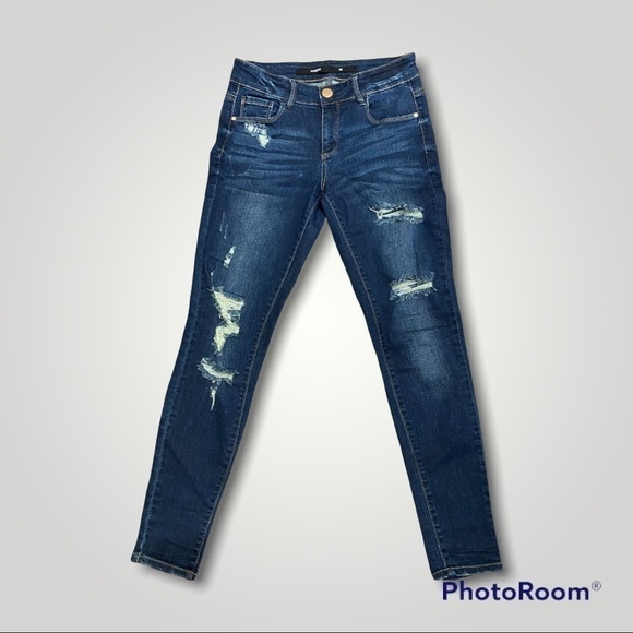 HARPER Skinny Distressed Jeans Size 25 - Picture 1 of 4